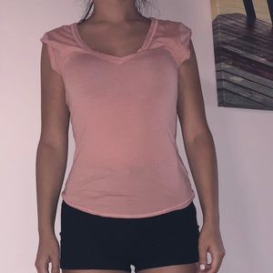 Free People Intimately Salmon Low Cut Top Size XS